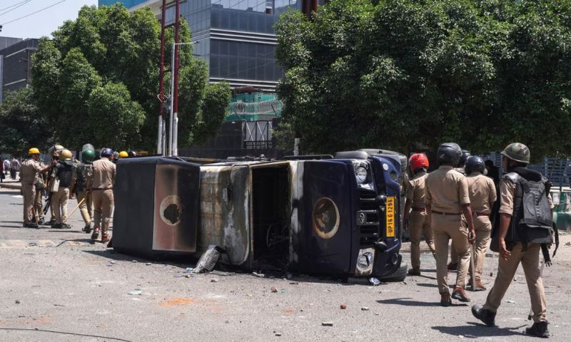 India Protests Turn Violent as Unrest Spreads from Manipur and Odisha to Noida