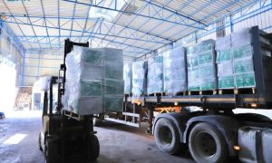 Saudi Arabia’s Humanitarian Aid Convoy Arrives in Gaza Strip