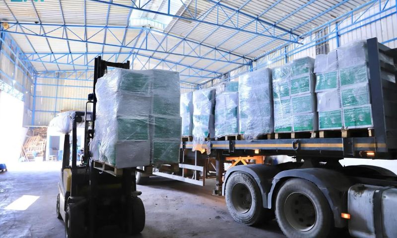 Saudi Arabia’s Humanitarian Aid Convoy Arrives in Gaza Strip