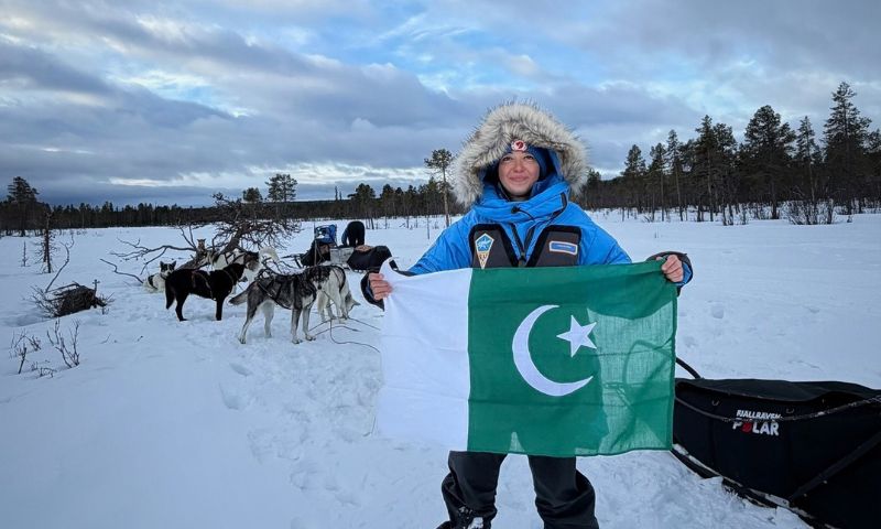 ISLAMABAD: Pakistani female adventure athlete Samar Khan has completed a gruelling 300-kilometre dogsled expedition across the Arctic, marking a significant milestone for Pakistan in global endurance sports. Khan crossed the finish line of the Fjällräven Polar 2026, a multi-day challenge that takes participants through extreme sub-zero conditions and remote Arctic terrain. Endurance test in extreme conditions The expedition, organised by Swedish outdoor brand Fjällräven, is considered one of the world’s toughest Arctic challenges. Participants travel by dogsled across frozen landscapes, enduring harsh weather, physical fatigue and isolation. Khan described the journey as more than a physical test, saying it pushed her through “exhaustion, doubt, and limits I didn’t know existed”. She added that the silence of the Arctic forced her to confront both hardship and self-belief. She revealed that she received her stamped passport just one day before her flight. “From visa uncertainties to receiving my stamped passport just one day before my flight… this journey challenged me long before it even began,” she wrote on Instagram. Khan completed the expedition, demonstrating resilience and mental strength required for survival in extreme environments. Moment of national pride Khan framed her achievement as both personal and national. “Still taking it all in… but this moment belongs to Pakistan,” she said, highlighting the significance of representing the country on an international platform. She also thanked the organisers and Swedish authorities for facilitating her participation in the expedition. Khan’s accomplishment underscores the growing presence of Pakistani athletes in global adventure sports. She encouraged others to challenge perceived limits. “For everyone who’s ever been told ‘you can’t’, this is your sign. You can,” she said.