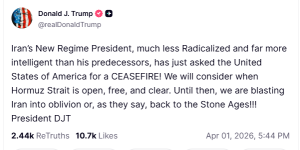 Iran Asked for Ceasefire, US to Consider After Hormuz Reopens: Trump