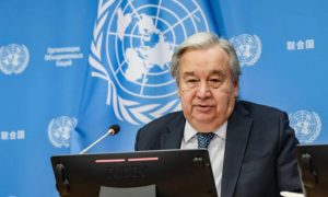 UN Chief Urges Support for Diplomatic Efforts to End Middle East War