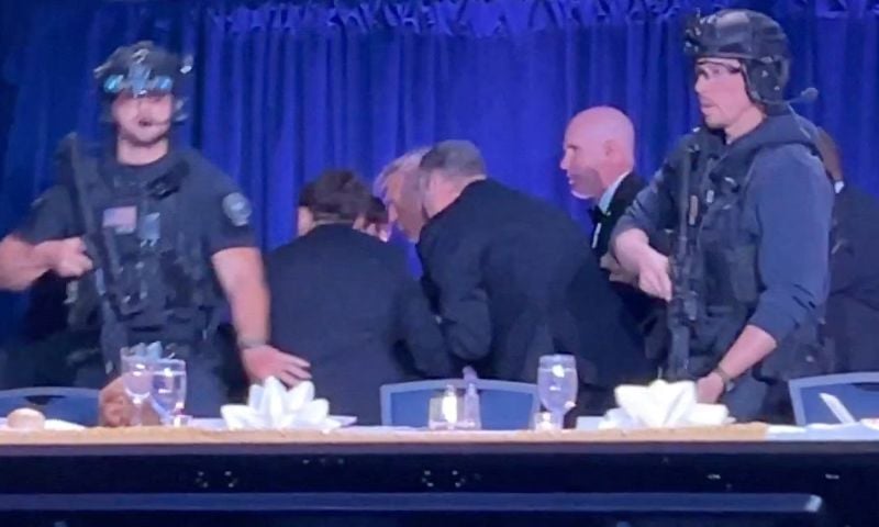 White House Blames 'Left-Wing Hatred' for Shooting at Trump Dinner