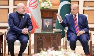 WATCH: Pakistan Prime Minister Shehbaz Sharif Meets Speaker of the Iranian Consultative Assembly, Mr. Mohammad Bagher Ghalibaf in Islamabad