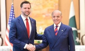 WATCH: Prime Minister Muhammad Shehbaz Sharif held a meeting with JD Vance, Vice President of the United States