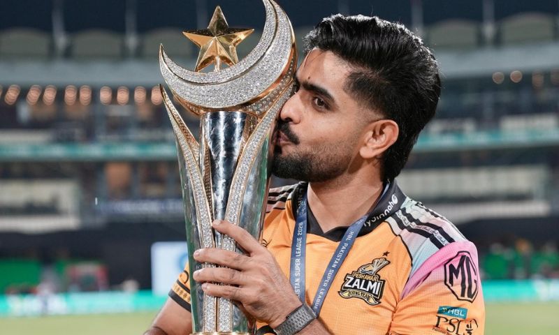 Babar as captain of zalmi 2026 canva