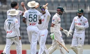 Bangladesh Take 34-Run Lead Against Pakistan on Day Three of First Test