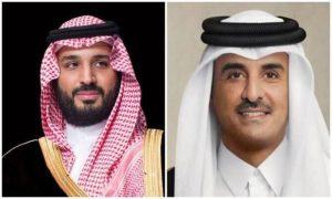 Saudi Crown Prince, Qatari Amir Discuss Regional Developments