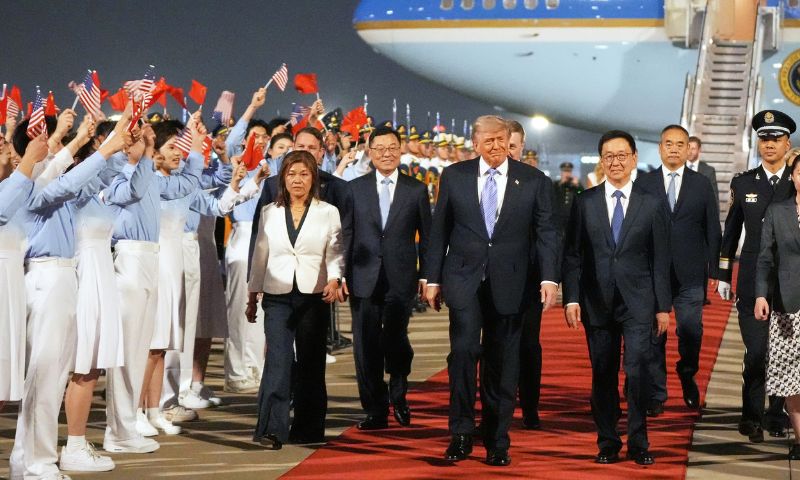 Trump Arrives in China for High-Stakes Summit With Xi Jinping