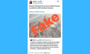 Fact Check: False Claims of Terrorist Attacks on Pakistan Security Forces in Balochistan Exposed