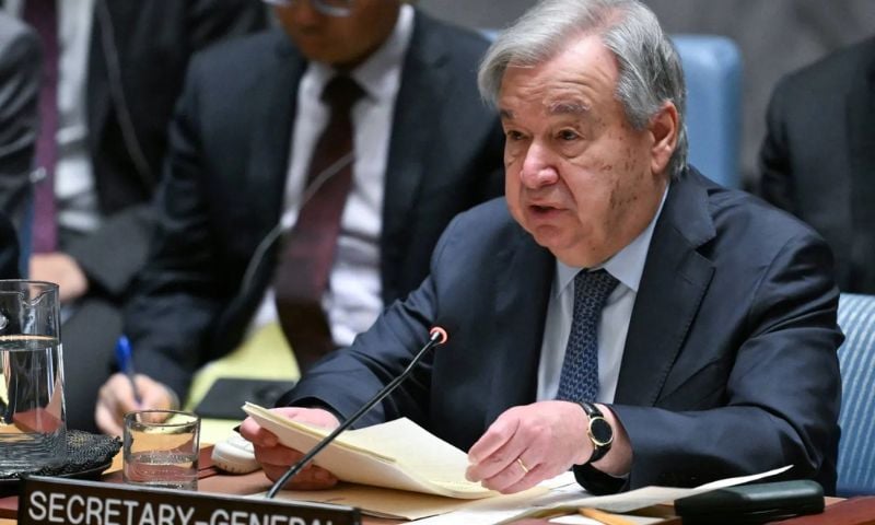 UN Chief Warns of Risk of Return to 'Full War' in Middle East