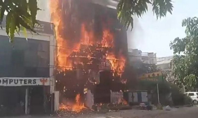 At Least 14 Killed in Fire at Student Coaching Centre in Northern India