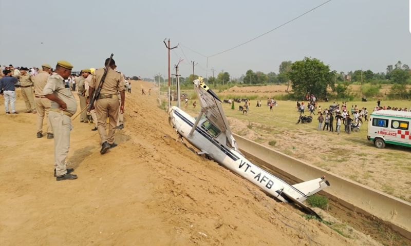 India's Training Aircraft Crashes in Northern State of Uttar Pradesh