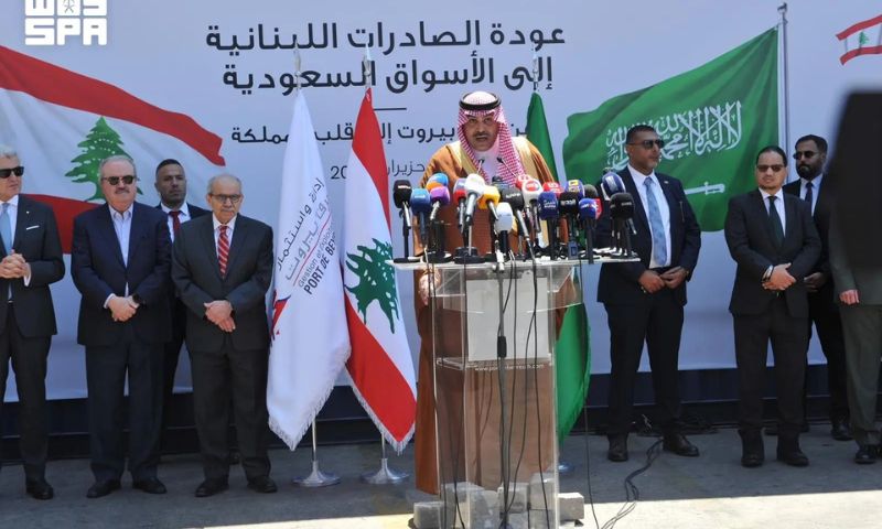 Saudi Ambassador Inaugurates Resumption of Lebanese Exports to Saudi Markets