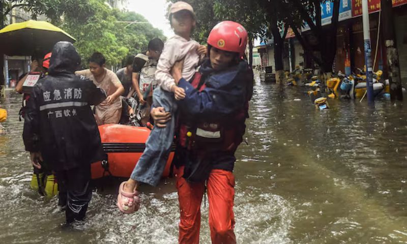China Evacuates 340,000 People as Typhoon Noul Approaches
