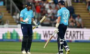England Beat India by Four Wickets to Level ODI Series