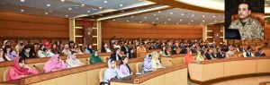 Field Marshal Syed Asim Munir addressing participants of the 20th National Workshop Balochistan at General Headquarters