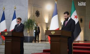 Syria, France Agree to Reappoint Ambassadors as Macron Visits Damascus