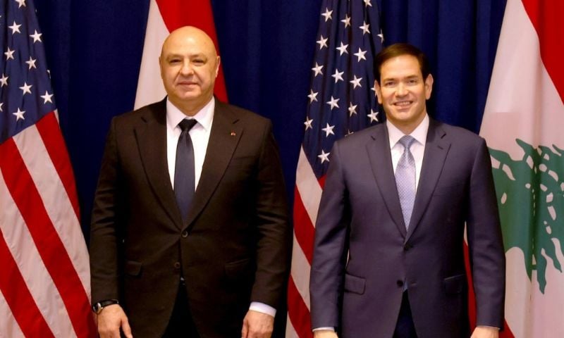 US Secretary of State Rubio and Lebanese President Hold Talks in Washington