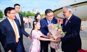 Pakistan Deputy PM Arrives in China to Join World AI Cooperation Organisation
