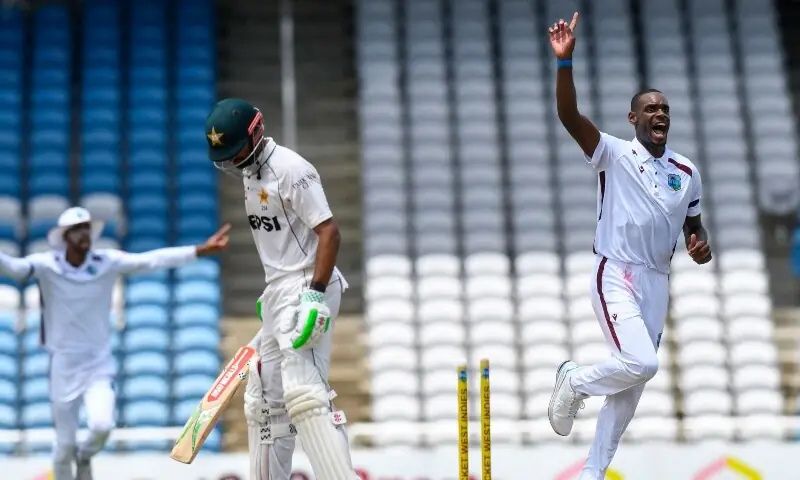 Pakistan Fold for 120 as West Indies Win Test Series Opener