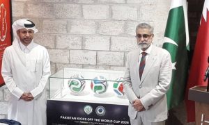 Pakistan football qatar canva