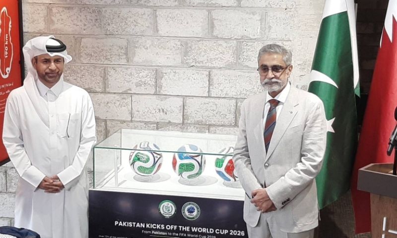 Pakistan football qatar canva