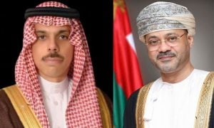 Saudi, Omani Foreign Ministers Discuss Security of Strait of Hormuz