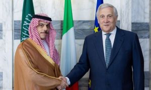 Saudi Arabia, Italy Call for Protection of Freedom of Navigation in Middle East Waterways