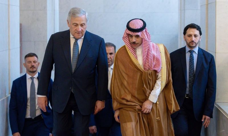 Saudi Arabia, Italy Call for Protection of Freedom of Navigation in Middle East Waterways