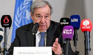 UN Chief Urges Immediate Removal of All Sanctions on Syria