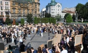 Zelensky Mulls Changes in Army as Protests Rock Ukraine for Third Day