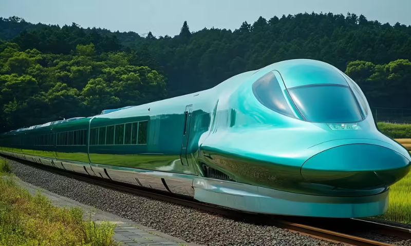 bullet train canva