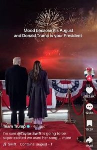 Taylor Swift Blocks Trump Accounts From Using Her Music