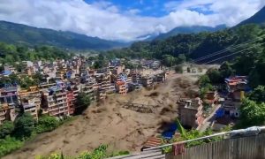 Hundreds Missing After Nepal-Tibet Flash Flood Kills at Least 160
