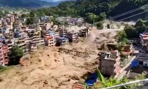 Hundreds Missing After Nepal-Tibet Flash Flood Kills 98
