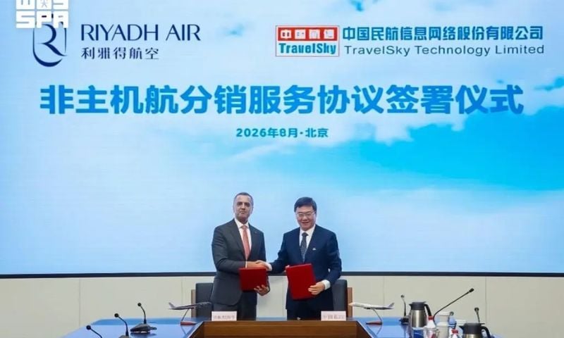 Riyadh Air, China's TravelSky Sign Distribution Cooperation Agreement