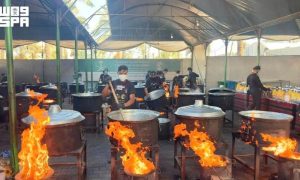 Saudi Aid Agency Distributes Hot Meals to Vulnerable Families in Gaza