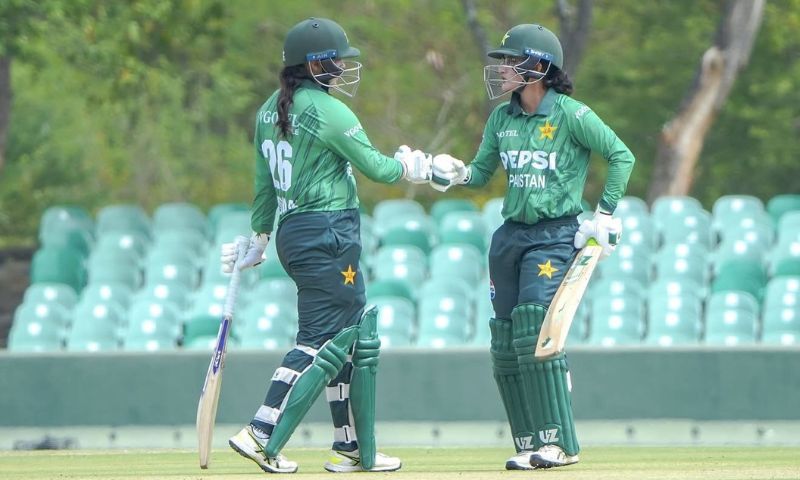 pak win against srl women canva