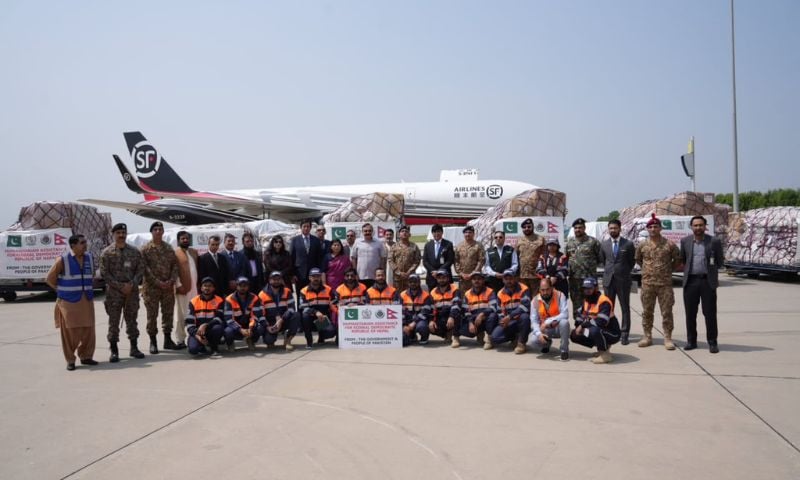 Pakistan Dispatches 100 Tons of Humanitarian Aid to Flood-Hit Nepal