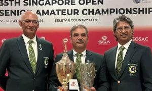 Pakistani Golfer Zafar Hayat Wins Singapore Open Senior Championship