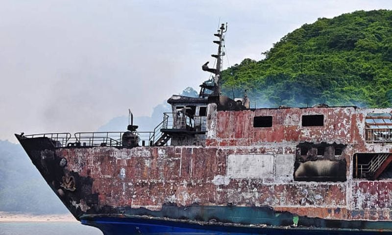 Philippines ferry fire