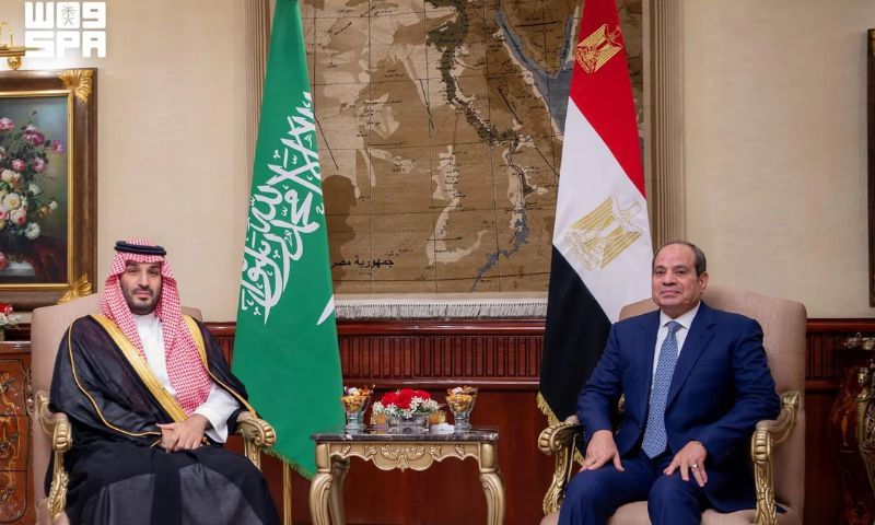 Saudi Crown Prince Arrives in Egypt on Official Visit