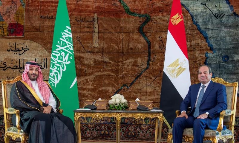 Saudi Crown Prince, Egyptian President Discuss Regional and Maritime Security