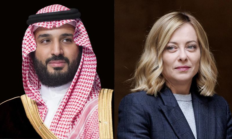 Saudi Crown Prince, Italian Prime Minister Discuss Maritime Security