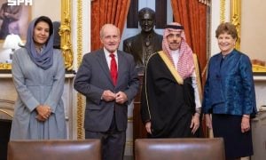 Saudi Foreign Minister, Chairman US Senate Committee Discuss Regional Security