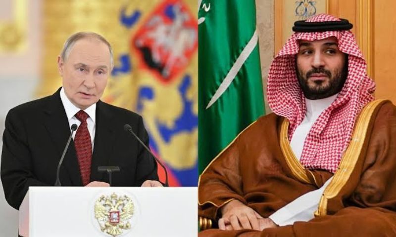 Saudi Crown Prince, Russian President Discuss Regional Security, Maritime Navigation Safety