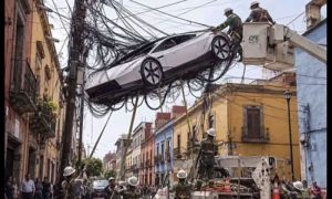 Flying car canva