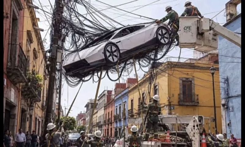 Flying car canva