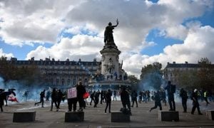 Tear Gas, Clashes Erupt in French Cities During Cost-of-Living Protests